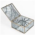 Box glass/metal Favara L, 18x19x8.3cm