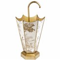 Umbrella stand Umbrella, golden, 33x29x65cm
