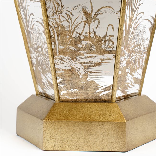 Umbrella stand Umbrella, golden, 33x29x65cm