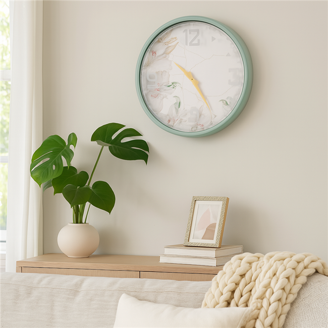 Wall clock Felle, D45x6.5cm
