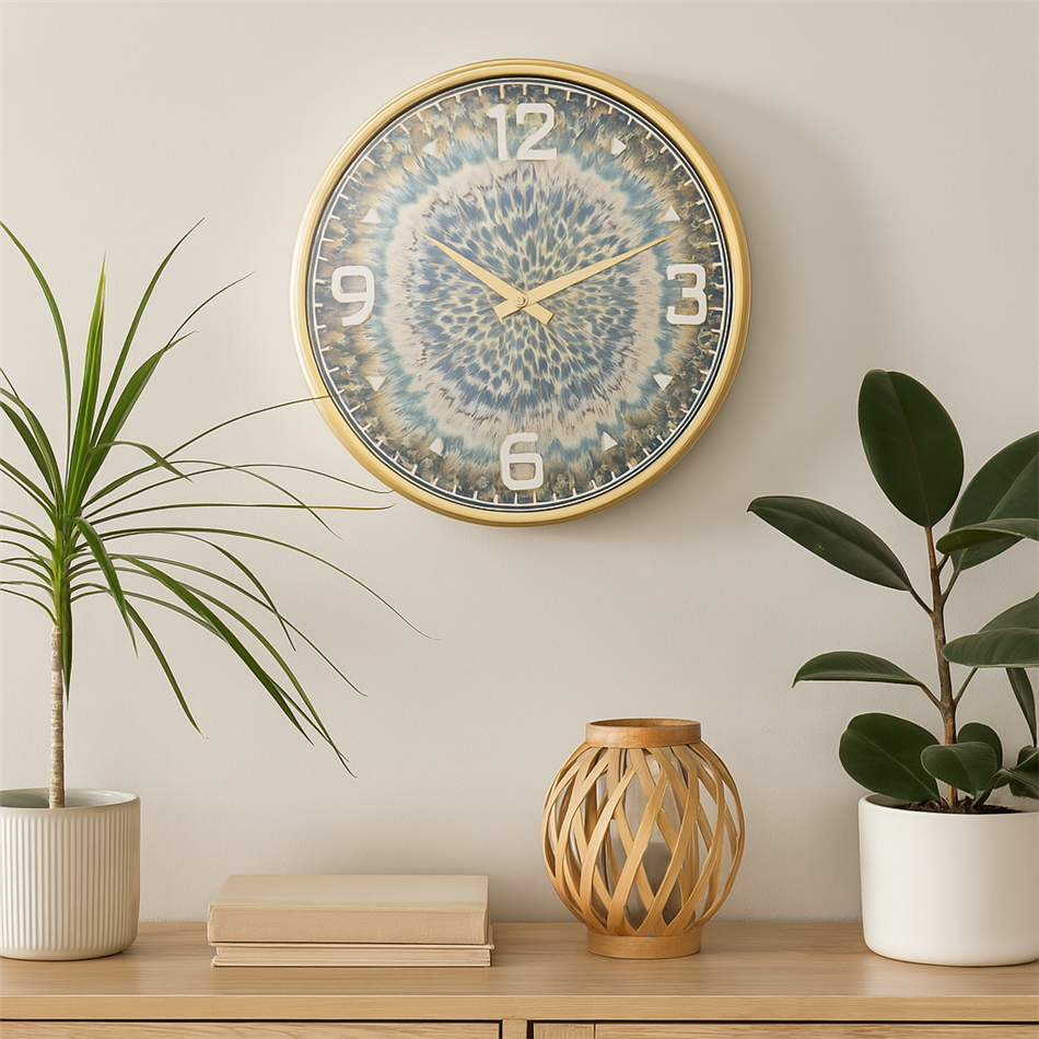 Wall clock Felton, D45x6.5cm