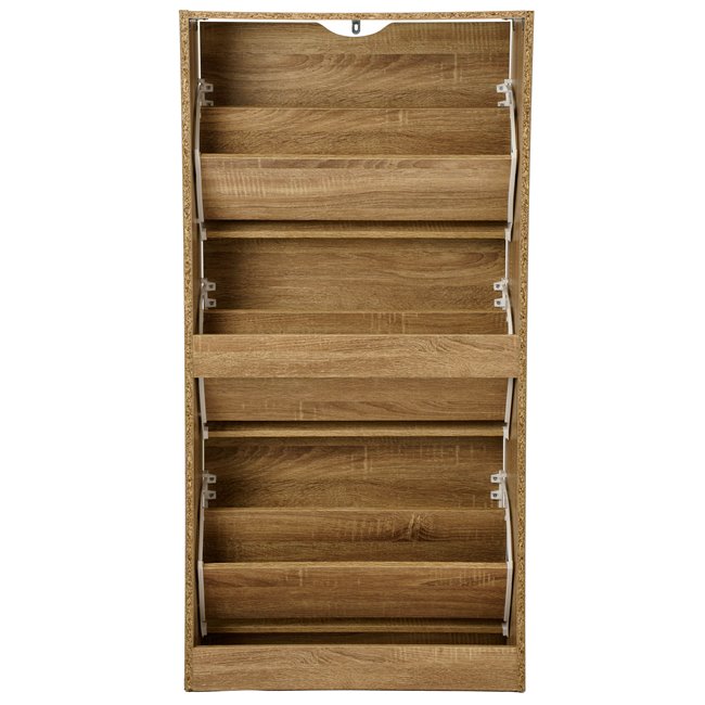 Shoe rack Chaus, natural, H119.5x60x23cm