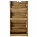 Shoe rack Chaus, natural, H119.5x60x23cm