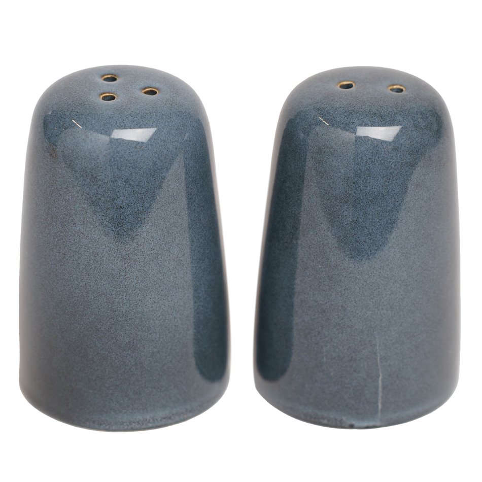 Salt and pepper set Callie, blue, H8.2cm, D4cm
