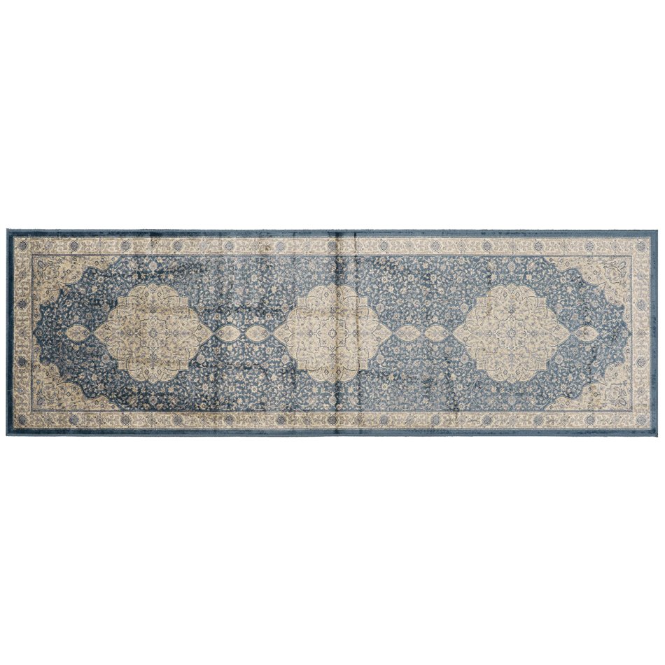 Carpet New Verner, beige/blue, 67x210cm