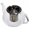 Teapot with filter, glass, 850ml, H11.5x21x14cm