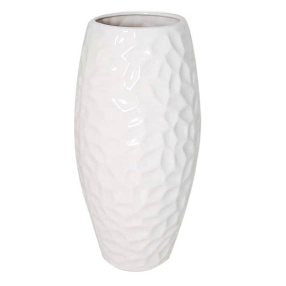 Vase Mercury M, white, H37x19cm