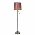 Floor lamp Sarli with LED reading light, H166xD41cm, E27 60W(MAX), LED 1x1W