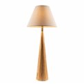 Table Lamp Moora with linen shade, E27 40W, H92x15cm