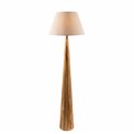 Floor lamp Moora with linen shade, H151x20cm E27 40W(MAX)