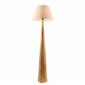 Floor lamp Moora with linen shade, H151x20cm E27 40W(MAX)