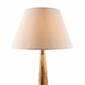 Floor lamp Moora with linen shade, H151x20cm E27 40W(MAX)