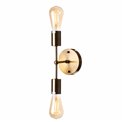 Wall lamp Reba, E27 2x60W(MAX),  bronze color, 7x14x27cm