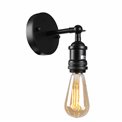 Wall lamp Restyler, black, E27 60W(MAX), H16x15x11.5cm