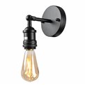 Wall lamp Restyler, black, E27 60W(MAX), H16x15x11.5cm
