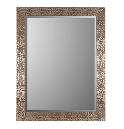 Wall mirror Ingo, champagne tone, H93x73cm