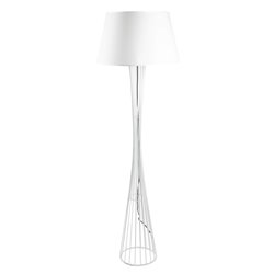 Floor lamp Sower, white, E27 60W(MAX), H170xD55cm