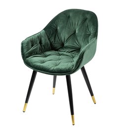 Chair Salorino, green, 83x60x61cm, seat height 43cm