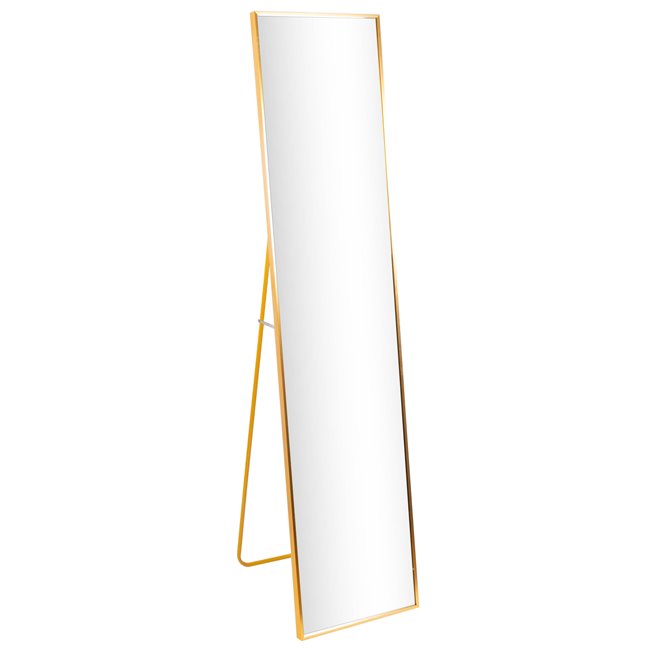 Mirror standing Izabella, copper color, H152x35x2.5cm