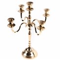 Candle holder Verena, champagne/golden, h40cm, D30cm