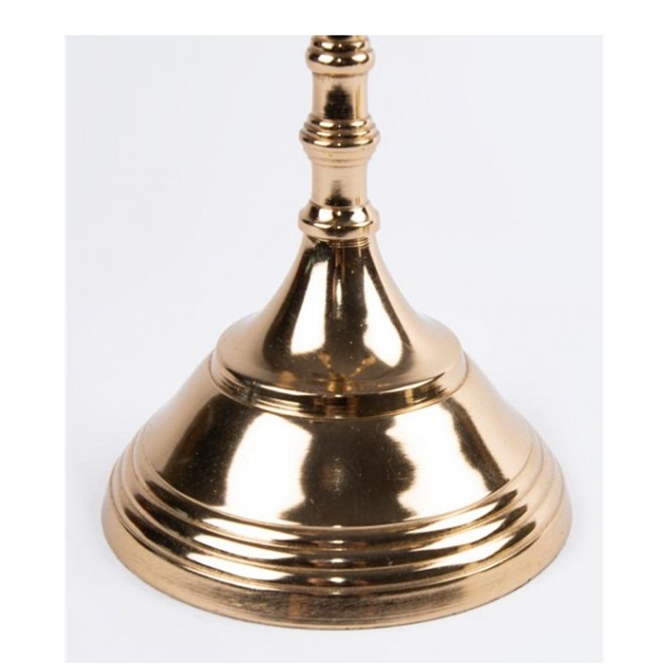 Candle holder Verena, champagne/golden, h40cm, D30cm