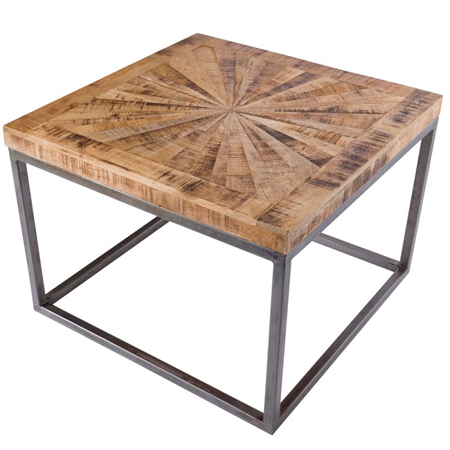 Coffee Table Sole, Mango wood, H40x55x55cm