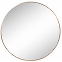 Wall mirror Iza, round, golden color D100x4cm