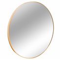 Wall mirror Iza, round, golden color D100x4cm
