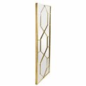 Wall mirror Bellver, golden, H138x50x3.5cm