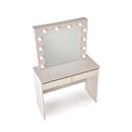 Dressing table Holwud w mirror, LED, 94x43x140cm
