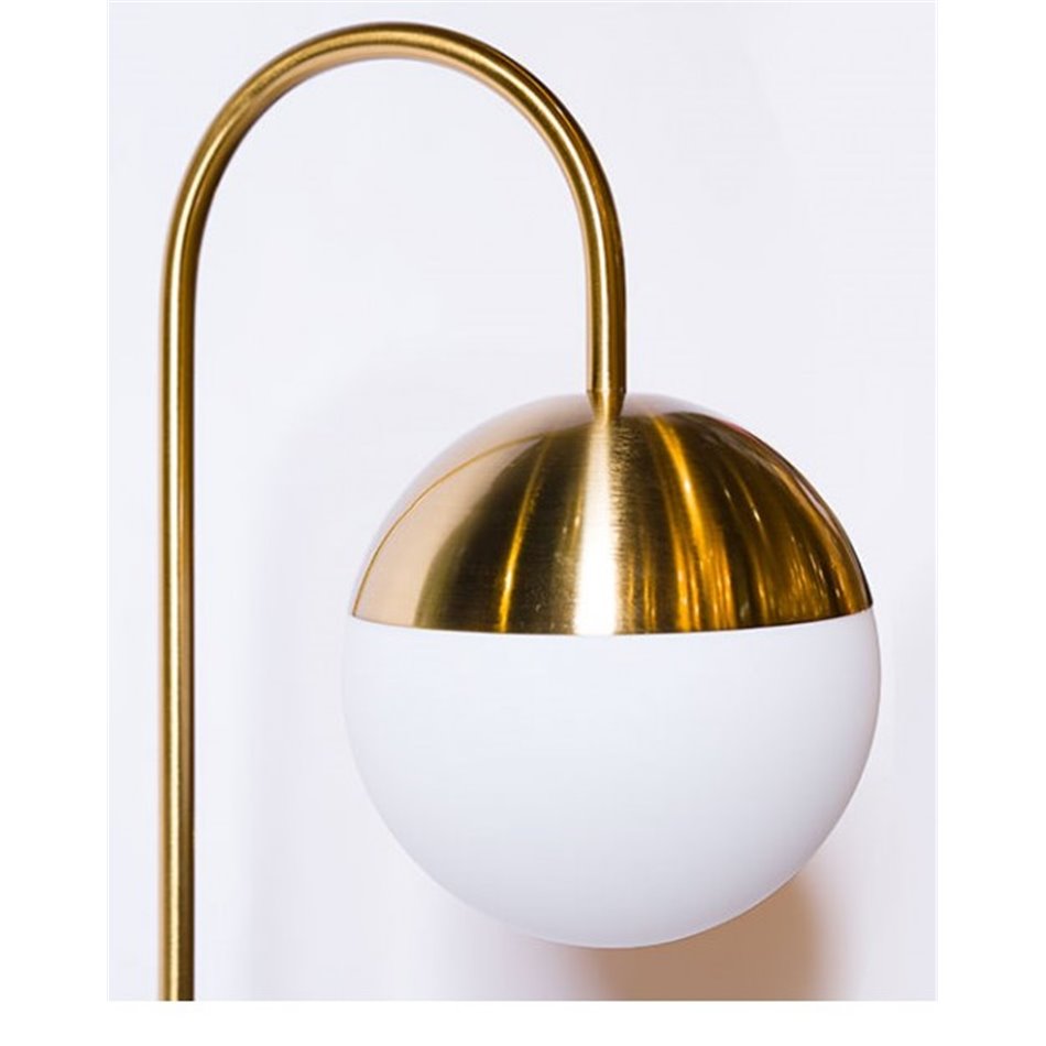 Настольная лампа Segundo, цвет латуни, E27 60W(MAX), H67см D26см