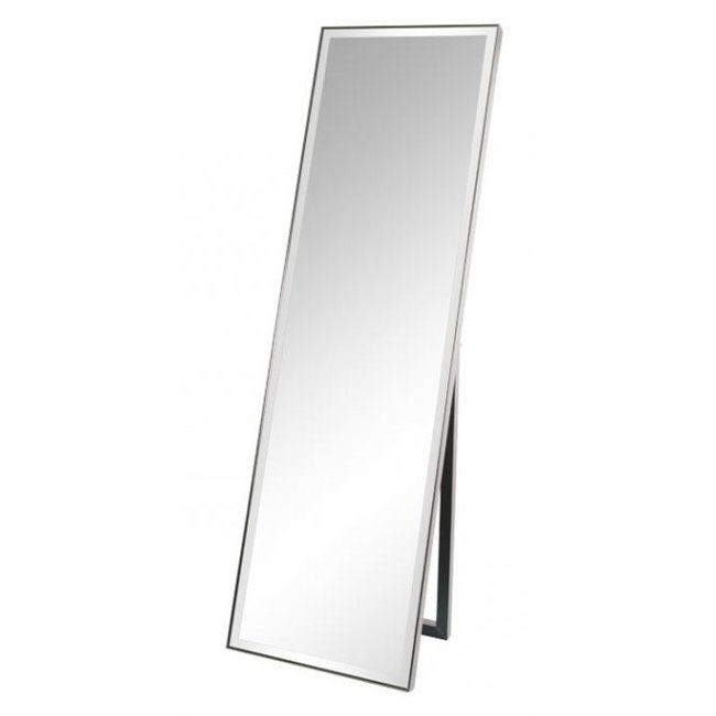 Standing Mirror Insch, silver color frame H150x45cm