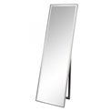 Standing Mirror Insch, silver color frame H150x45cm