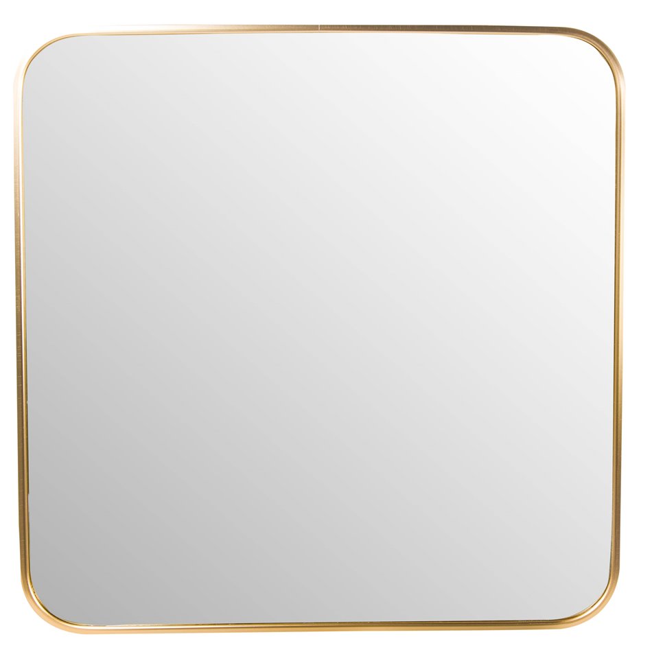 Wall mirro Idena, gold color, 50x50cm