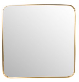 Wall mirro Idena, gold color, 50x50cm