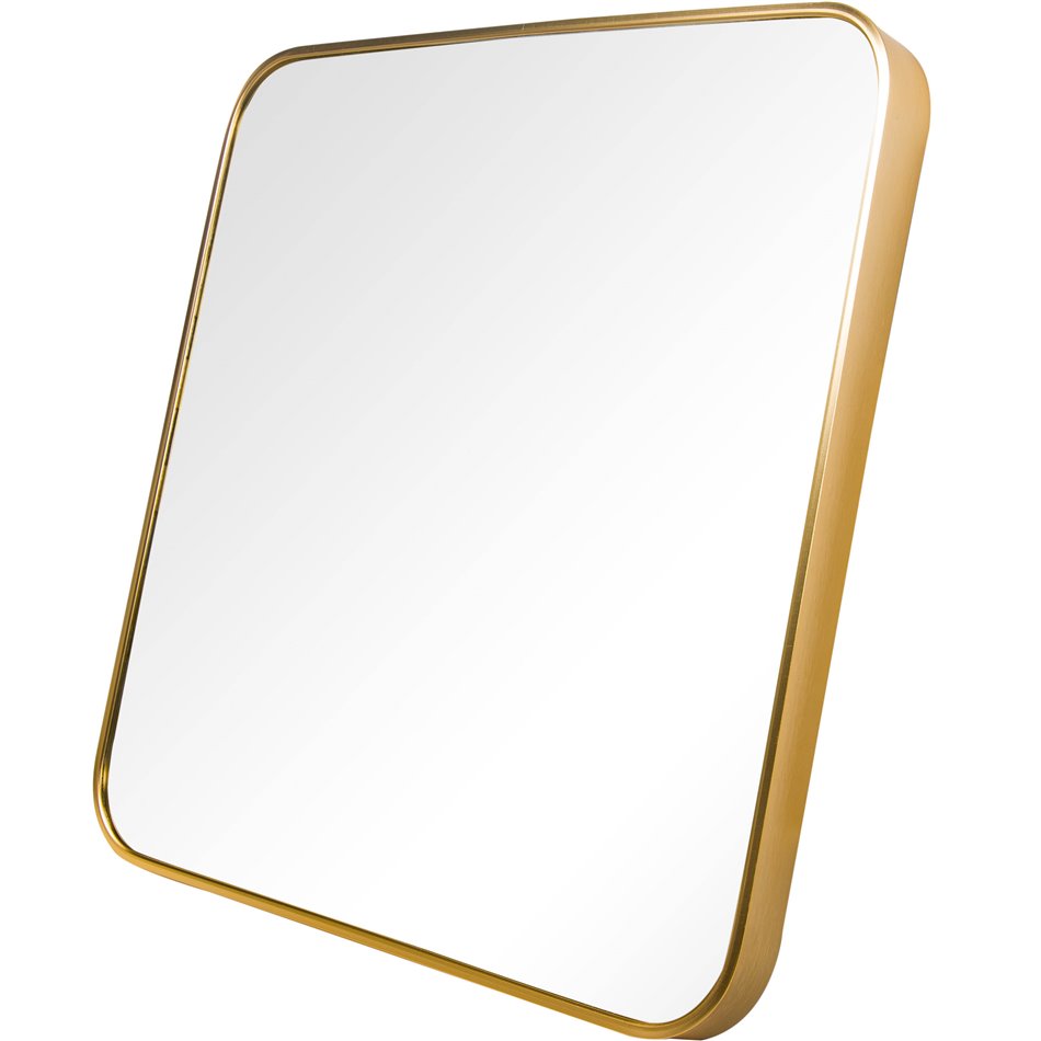 Wall mirro Idena, gold color, 50x50cm