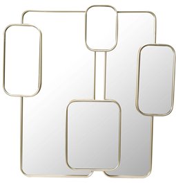 Wall mirror Ballao, 100x5x100cm