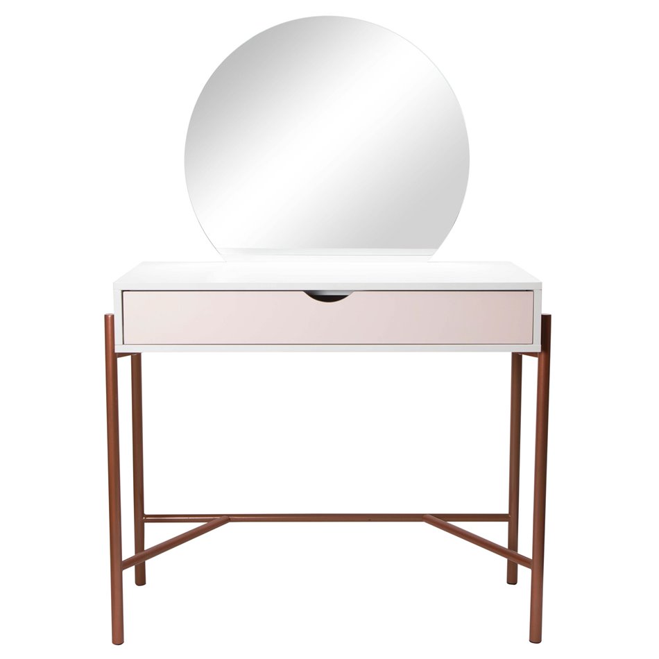 Dressing table with mirror Fribourg, H100x40x137cm