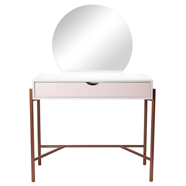 Dressing table with mirror Fribourg, H100x40x137cm