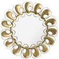 Настенное зеркало Torente, золотого цвета, D80x3см 