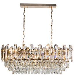 Подвесной светильник Yarandilla 10, H32-90cm, 80x35cm, E14, 10x40W(MAX)