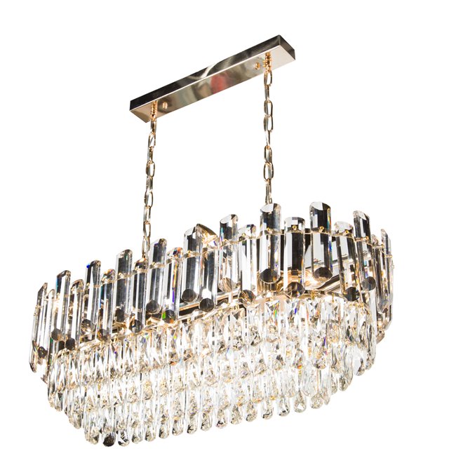 Подвесной светильник Yarandilla 10, H32-90cm, 80x35cm, E14, 10x40W(MAX)