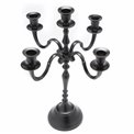 Candle holder Verena, black colour, 40x23cm