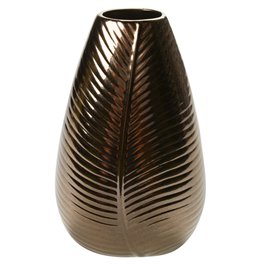 Vase Nature leaf M, H31cm, 18.5x9cm