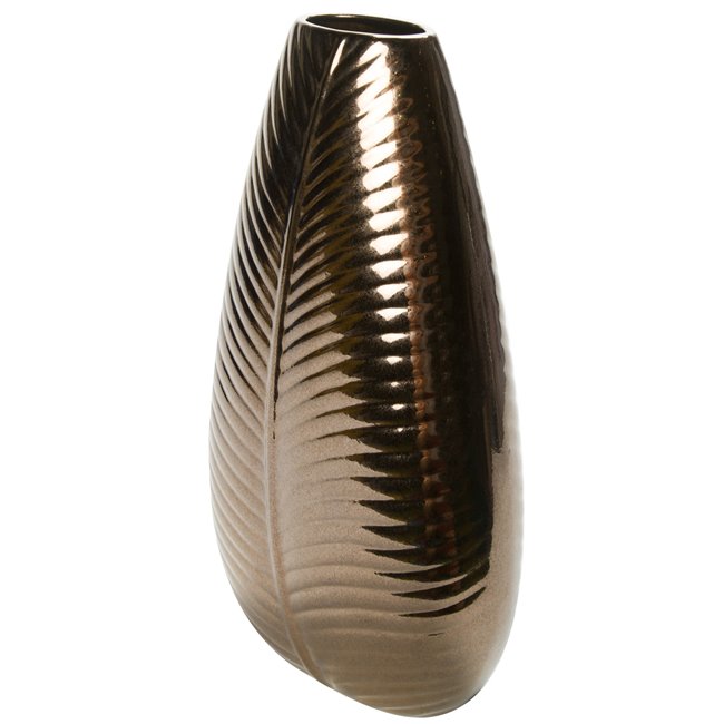 Vase Nature leaf M, H31cm, 18.5x9cm