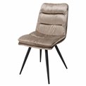 Dining chair Arina, taupe, H84x45x47cm, seat height 40cm