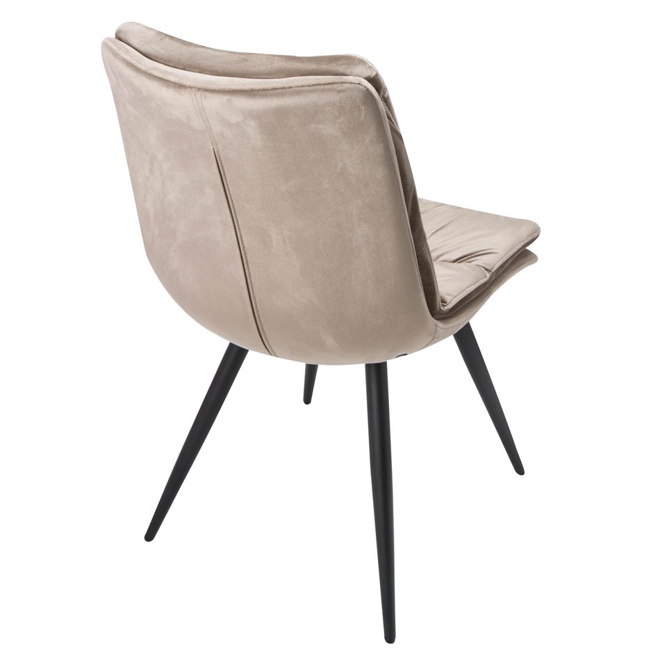 Dining chair Arina, taupe, H84x45x47cm, seat height 40cm