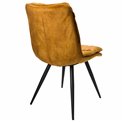 Dining chair Arina, golden tone, H84x45x47cm, seat height 40cm