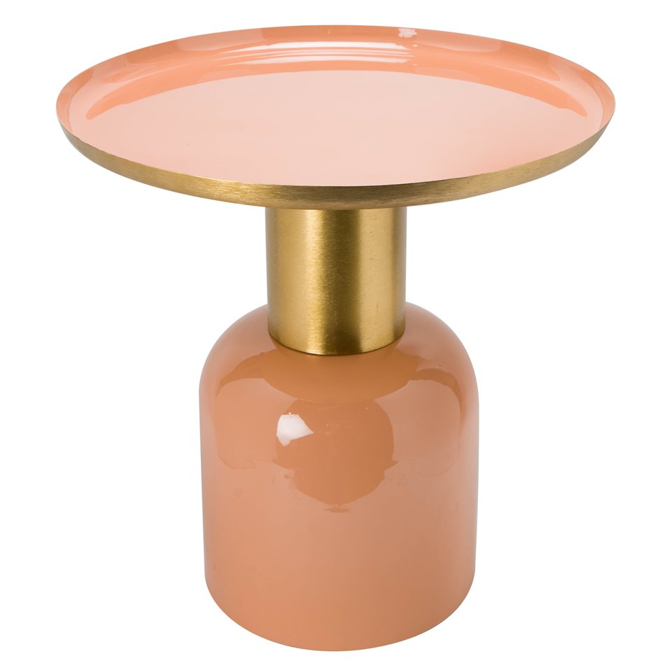 Столик Lilla, латунь с эмалью, D41см, H41см