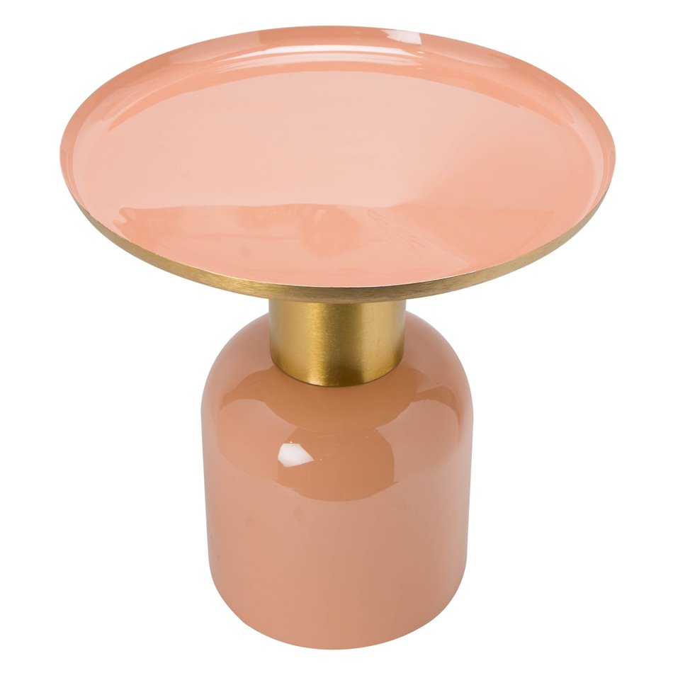 Столик Lilla, латунь с эмалью, D41см, H41см